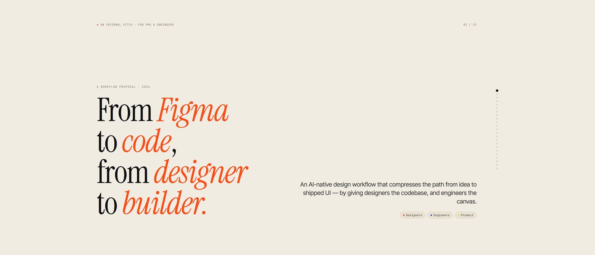 Internal workshop deck: from Figma to code